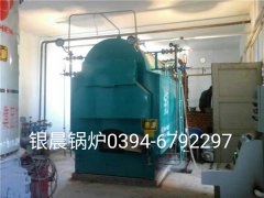 DZH1-1.0-T型1吨生物质蒸汽多宝(中国)官方和10万大卡生物质导热油炉安装现场